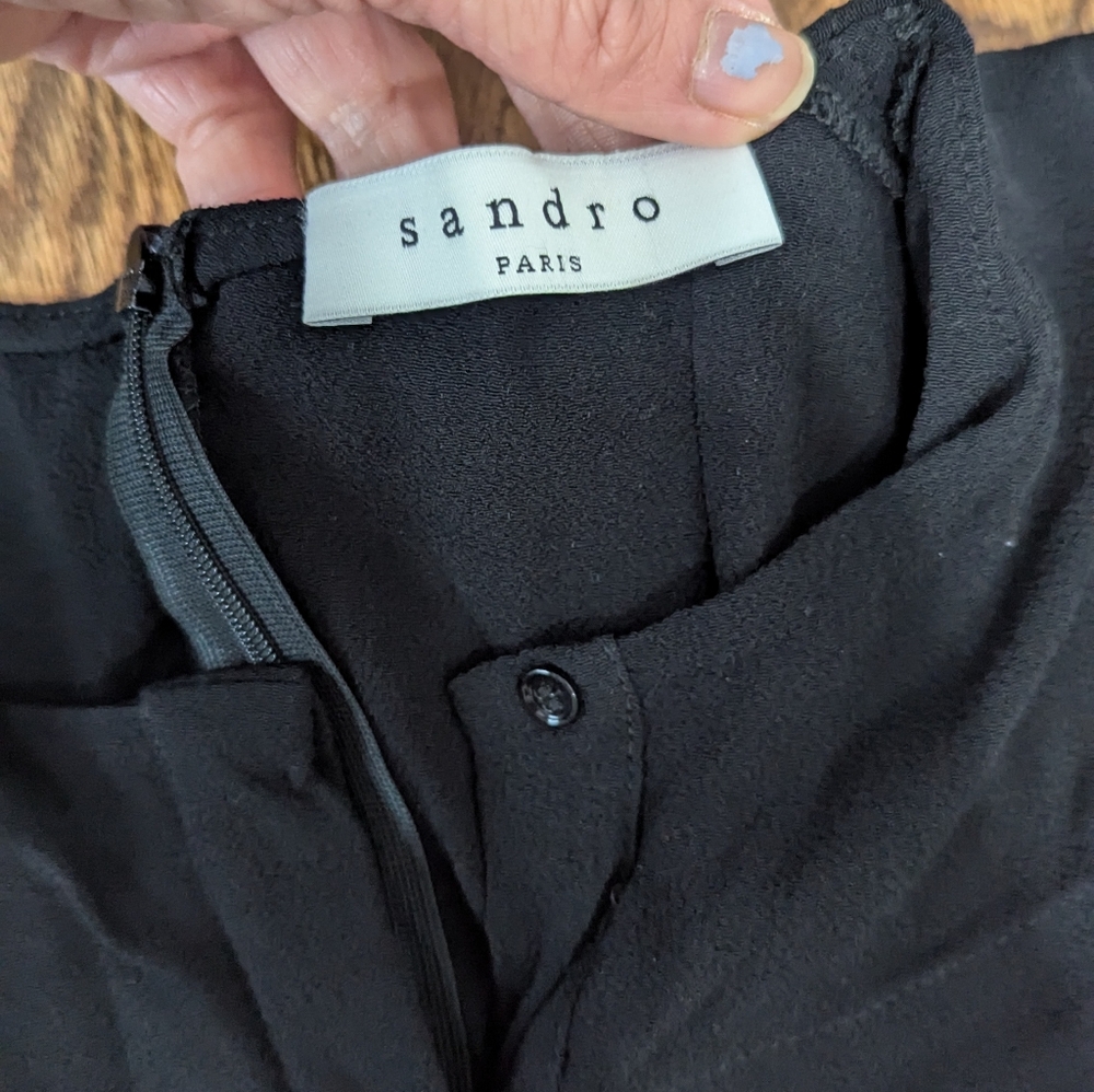 Sandro Black Dress